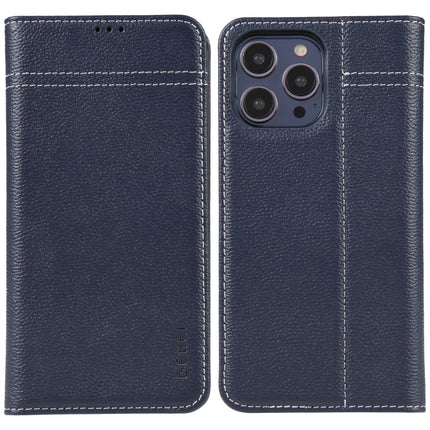 GEBEI Top-grain Horizontal Flip Leather Phone Case