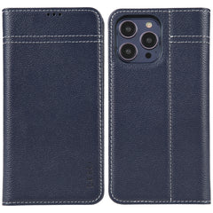 GEBEI Top-grain Horizontal Flip Leather Phone Case, For iPhone 14 Pro Max, For iPhone 14 Pro, For iPhone 14, For iPhone 14 Plus, For iPhone 13 Pro Max, For iPhone 13 Pro