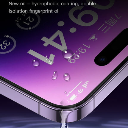 TOTU AB-075 Privacy Protection Full Screen Tempered Film with Dust Chamber, For iPhone 14/13, For iPhone 14 Pro, For iPhone 14 Plus/13 Pro Max, For iPhone 14 Pro Max