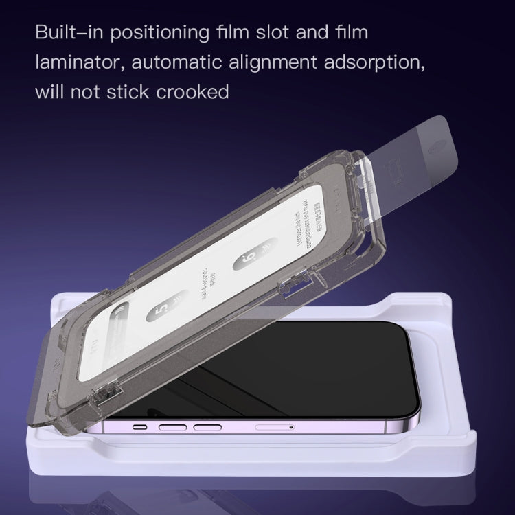 TOTU AB-075 Privacy Protection Full Screen Tempered Film with Dust Chamber, For iPhone 14/13, For iPhone 14 Pro, For iPhone 14 Plus/13 Pro Max, For iPhone 14 Pro Max