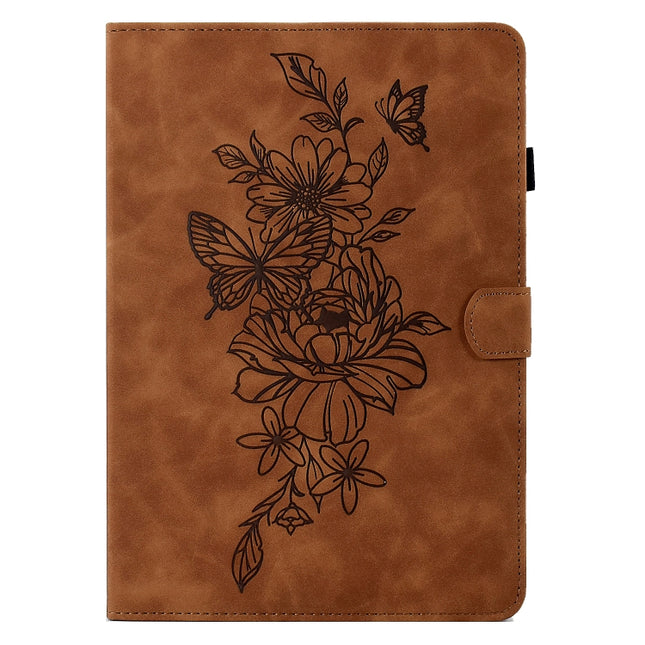 Peony Butterfly Embossed Leather Smart Tablet Case, For Amazon Kindle Fire HD8 2020, For Amazon Kindle Fire 7 2019/2017/2015, For Amazon Kindle Fire 7 2022, For Amazon Kindle Paperwhite 4/3/2/1