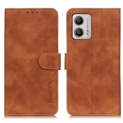 KHAZNEH Retro Texture Flip Leather Phone Case, For Motorola Moto E13 4G 2023, For Motorola Moto G53 5G, For OnePlus 11 5G, For OnePlus Nord CE 3 Lite