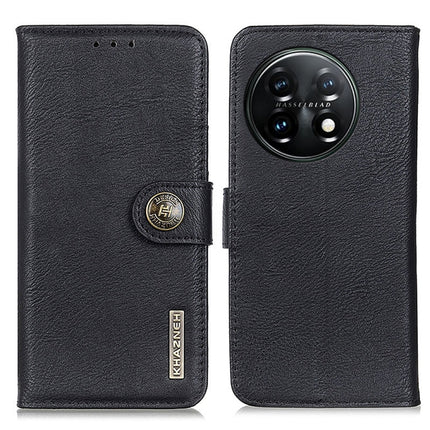 KHAZNEH Cowhide Texture Flip Leather Phone Case, For Motorola Moto E13 4G 2023, For Motorola Moto G53 5G, For OnePlus 11 5G, For OnePlus Nord CE 3 Lite