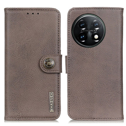KHAZNEH Cowhide Texture Flip Leather Phone Case, For Motorola Moto E13 4G 2023, For Motorola Moto G53 5G, For OnePlus 11 5G, For OnePlus Nord CE 3 Lite
