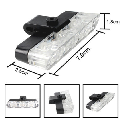 4 in 1 Car 12LEDs Grille Flash Lights Warning Lights with Wireless Remote Control, Red, Red White, Red Blue, Yellow, Yellow White, Blue, Blue White, White