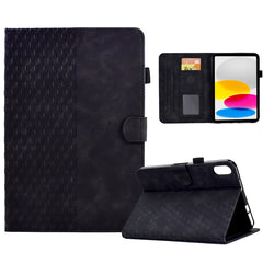 For iPad 10th Gen 10.9 2022 Rhombus Embossed Leather Smart Tablet Case, For iPad 10th Gen 10.9 2022