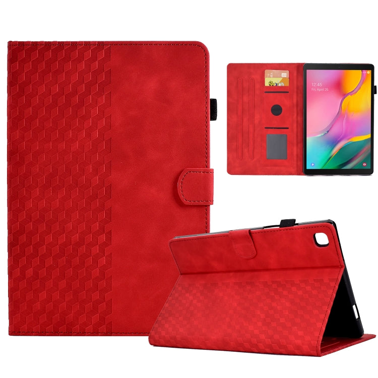 For Samsung Galaxy Tab A 10.1 T510 / T515 2019 Rhombus Embossed Leather Tablet Case, For Samsung Galaxy Tab A 10.1 T510 / T515 2019