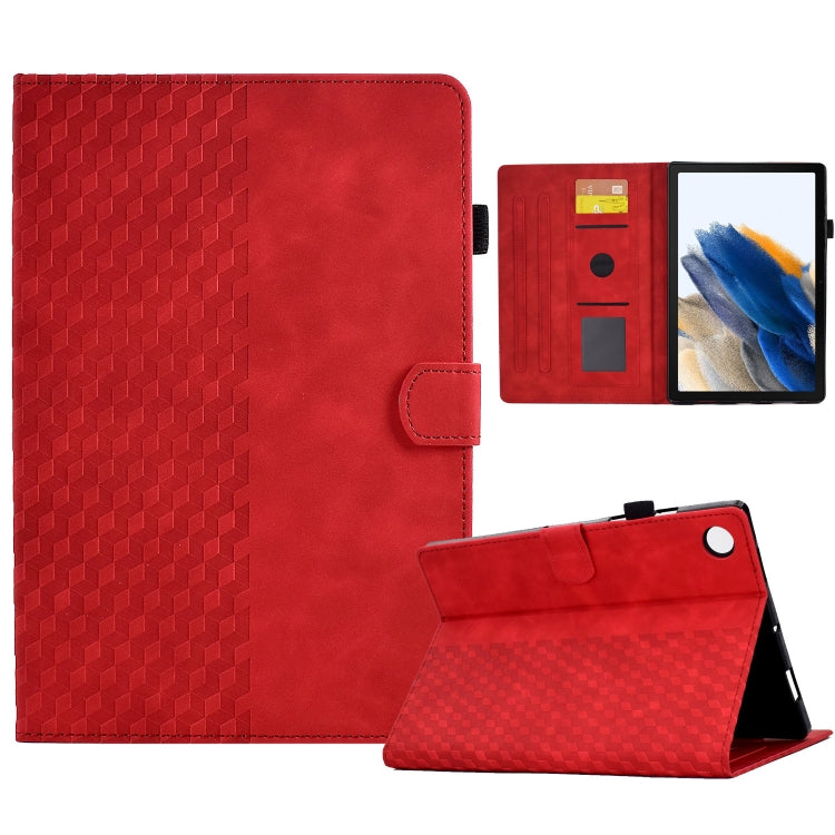 For Samsung Galaxy Tab A8 10.5 X200 / X205 Rhombus Embossed Leather Smart Tablet Case, For Samsung Galaxy Tab A8 10.5 X200 / X205