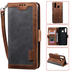 Retro Splicing Horizontal Flip Leather Case with Card Slots & Holder & Wallet, For Huawei P40 Pro, For Huawei P40, For Huawei Y6(2019), For Huawei Y7(2019), For iPhone 7 Plus / 8 Plus