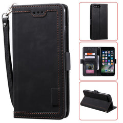 Retro Splicing Horizontal Flip Leather Case with Card Slots & Holder & Wallet, For Huawei P40 Pro, For Huawei P40, For Huawei Y6(2019), For Huawei Y7(2019), For iPhone 7 Plus / 8 Plus