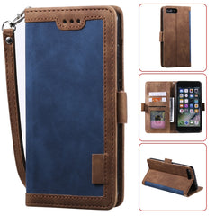 Retro Splicing Horizontal Flip Leather Case with Card Slots & Holder & Wallet, For Huawei P40 Pro, For Huawei P40, For Huawei Y6(2019), For Huawei Y7(2019), For iPhone 7 Plus / 8 Plus