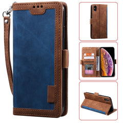 Funda de cuero con tapa horizontal con ranuras para tarjetas, soporte y billetera, estilo retro, para iPhone 6 Plus, para iPhone SE 2022/SE 2020/8/7, para iPhone X/XS, para iPhone XR, para Xiaomi Redmi K20