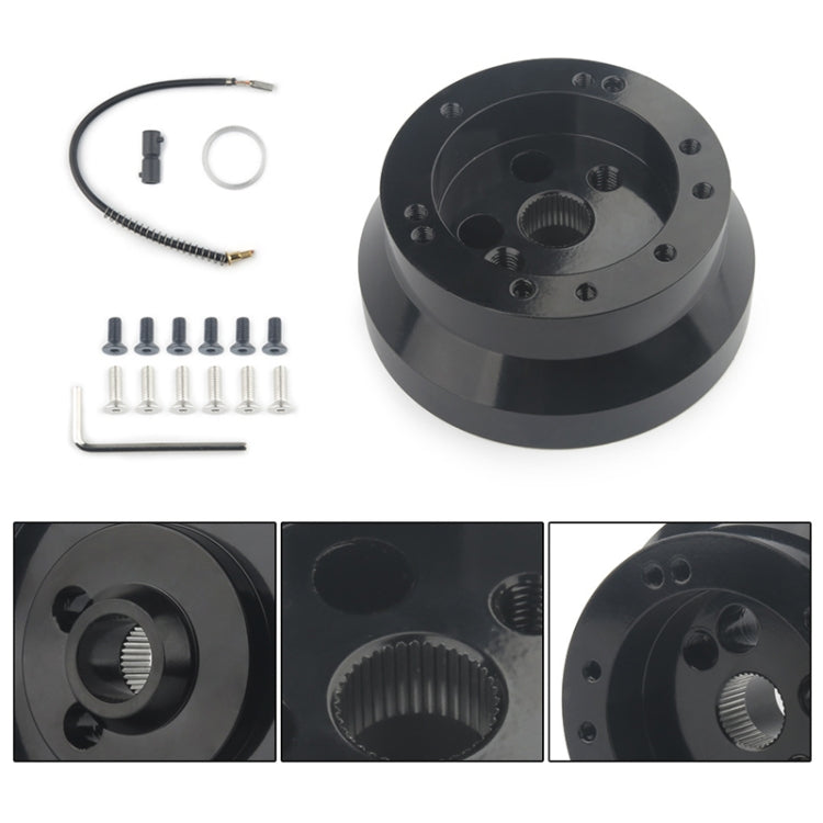 5 & 6 Hole Steering Wheel Polished Hub Adapter