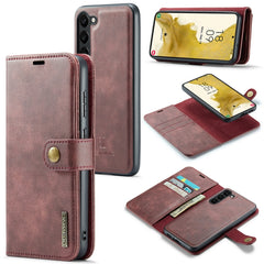 DG.MING Crazy Horse Texture Detachable Magnetic Leather Case, For iPhone 12/12 Pro, For iPhone 12 Pro Max, For Samsung Galaxy S23 5G, For Samsung Galaxy S23+ 5G
