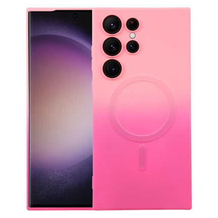 Liquid TPU Silicone Gradient MagSafe Phone Case, For Samsung Galaxy S23 Ultra 5G, For Samsung Galaxy S22 Ultra 5G