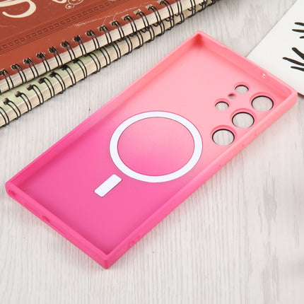 Liquid TPU Silicone Gradient MagSafe Phone Case, For Samsung Galaxy S23 Ultra 5G, For Samsung Galaxy S22 Ultra 5G