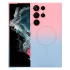 For Samsung Galaxy S22 Ultra 5G / Pink Blue