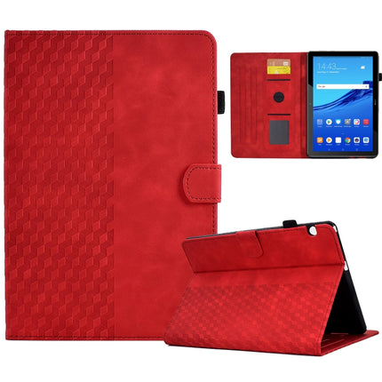 Rhombus Embossed Leather Smart Tablet Case, For Huawei MatePad T5 10.0, For Huawei MatePad T10 / T10S / Honor Tablet 6, For Lenovo Tab M10 2nd TB-X306F/X306X, For Lenovo Tab M10 / M10 Plus FHD X606F