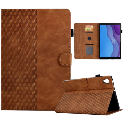 Rhombus Embossed Leather Smart Tablet Case, For Huawei MatePad T5 10.0, For Huawei MatePad T10 / T10S / Honor Tablet 6, For Lenovo Tab M10 2nd TB-X306F/X306X, For Lenovo Tab M10 / M10 Plus FHD X606F