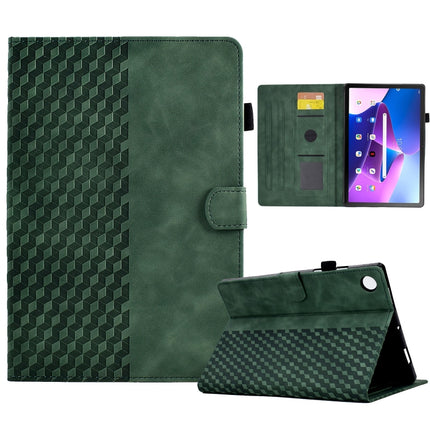 Rhombus Embossed Leather Smart Tablet Case, For Lenovo Tab M10 Plus Gen 3, For Lenovo Tab P11 / J606F