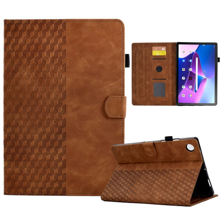 Rhombus Embossed Leather Smart Tablet Case, For Lenovo Tab M10 Plus Gen 3, For Lenovo Tab P11 / J606F