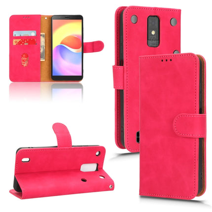 Skin Feel Magnetic Flip Leather Phone Case, For ZTE Blade A32