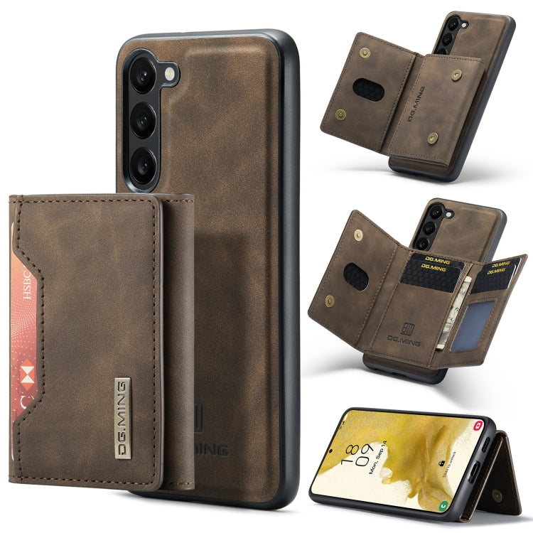 DG.MING M2 Series 3-Fold Multi Card Bag + Magnetic Phone Case, For Samsung Galaxy S23 5G, For Samsung Galaxy S23+ 5G, For Samsung Galaxy S23 Ultra 5G