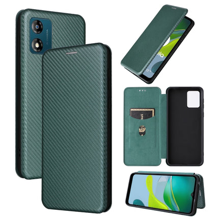 Carbon Fiber Texture Flip Leather Phone Case, For OPPO Reno8 T 4G, For Motorola Moto E13 4G, For Motorola Moto G73 5G, For Xiaomi Redmi 12C