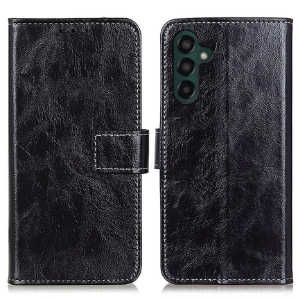 Retro Crazy Horse Texture Horizontal Flip Leather Phone Case, For Samsung Galaxy A24 4G