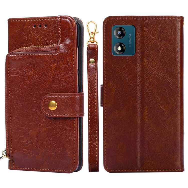 Zipper Bag Leather Phone Case, For Motorola Moto E13 4G, For OPPO A17k, For OPPO Reno8 T 4G, For Xiaomi Poco X5 Pro / Redmi Note 12 Pro Speed, For Honor X9a 5G