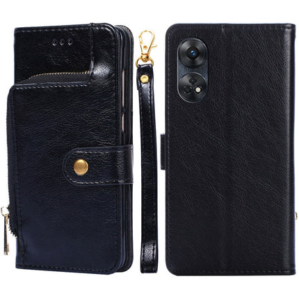 Zipper Bag Leather Phone Case, For Motorola Moto E13 4G, For OPPO A17k, For OPPO Reno8 T 4G, For Xiaomi Poco X5 Pro / Redmi Note 12 Pro Speed, For Honor X9a 5G
