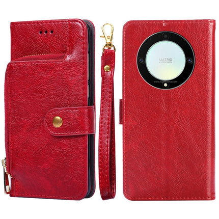 Zipper Bag Leather Phone Case, For Motorola Moto E13 4G, For OPPO A17k, For OPPO Reno8 T 4G, For Xiaomi Poco X5 Pro / Redmi Note 12 Pro Speed, For Honor X9a 5G