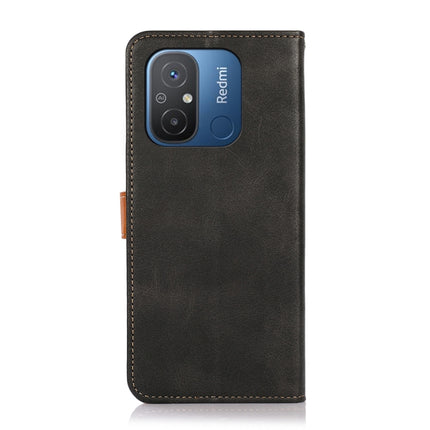 KHAZNEH Cowhide Texture Flip Leather Phone Case, For Xiaomi Redmi 12C/11A, For OnePlus Ace 2