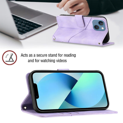 Skin-feel Embossed Leather Phone Case, For iPhone 14, For iPhone 14 Plus, For iPhone 14 Pro, For iPhone 14 Pro Max