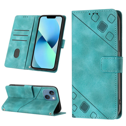 Skin-feel Embossed Leather Phone Case, For iPhone 14, For iPhone 14 Plus, For iPhone 14 Pro, For iPhone 14 Pro Max
