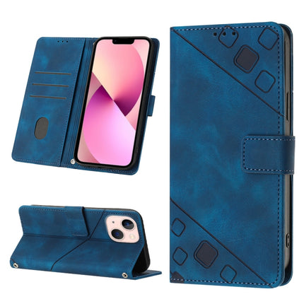 Skin-feel Embossed Leather Phone Case, For iPhone 13 mini, For iPhone 13, For iPhone 13 Pro, For iPhone 13 Pro Max