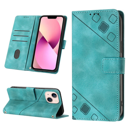 Skin-feel Embossed Leather Phone Case, For iPhone 13 mini, For iPhone 13, For iPhone 13 Pro, For iPhone 13 Pro Max
