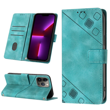 Skin-feel Embossed Leather Phone Case, For iPhone 13 mini, For iPhone 13, For iPhone 13 Pro, For iPhone 13 Pro Max
