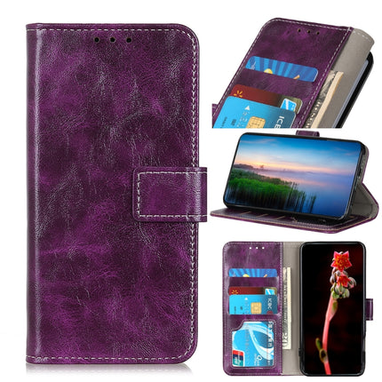 Retro Crazy Horse Texture Flip Leather Phone Case, For Xiaomi Redmi Note 12 5G, For Xiaomi Redmi Note 12 Pro 5G, For Xiaomi Redmi Note 12 Pro+ 5G