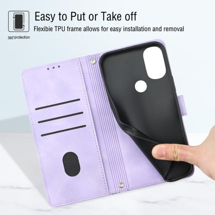 Skin-feel Embossed Leather Phone Case, For Motorola Moto G Power 2022, For Motorola Moto E22i 4G / E22 4G, For Motorola Moto E30 / E40 / E20, For Motorola Moto E32 4G / E32S