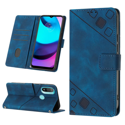 Skin-feel Embossed Leather Phone Case, For Motorola Moto G Power 2022, For Motorola Moto E22i 4G / E22 4G, For Motorola Moto E30 / E40 / E20, For Motorola Moto E32 4G / E32S