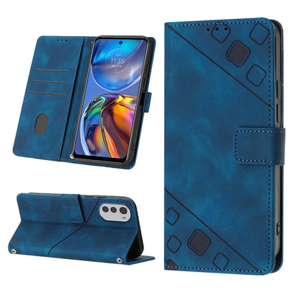 Skin-feel Embossed Leather Phone Case, For Motorola Moto G Power 2022, For Motorola Moto E22i 4G / E22 4G, For Motorola Moto E30 / E40 / E20, For Motorola Moto E32 4G / E32S