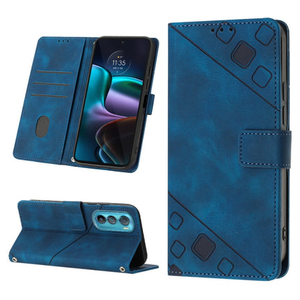 Skin-feel Embossed Leather Phone Case, For Motorola Moto Edge 30, For Motorola Edge 30 Pro / Edge+ 2022, For Motorola Moto G 5G 2022, For Motorola Moto G32