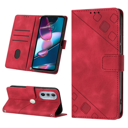 Skin-feel Embossed Leather Phone Case, For Motorola Moto Edge 30, For Motorola Edge 30 Pro / Edge+ 2022, For Motorola Moto G 5G 2022, For Motorola Moto G32