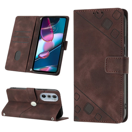 Skin-feel Embossed Leather Phone Case, For Motorola Moto Edge 30, For Motorola Edge 30 Pro / Edge+ 2022, For Motorola Moto G 5G 2022, For Motorola Moto G32