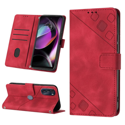 Skin-feel Embossed Leather Phone Case, For Motorola Moto Edge 30, For Motorola Edge 30 Pro / Edge+ 2022, For Motorola Moto G 5G 2022, For Motorola Moto G32
