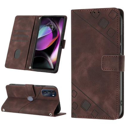 Skin-feel Embossed Leather Phone Case, For Motorola Moto Edge 30, For Motorola Edge 30 Pro / Edge+ 2022, For Motorola Moto G 5G 2022, For Motorola Moto G32
