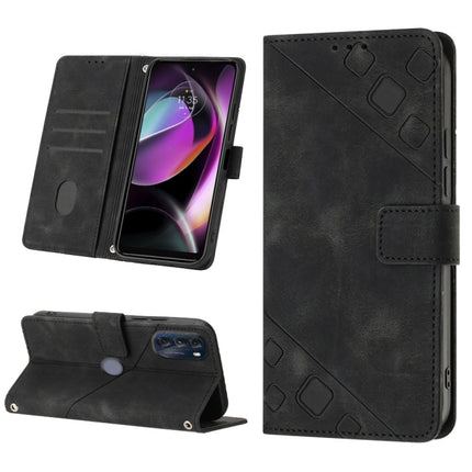 Skin-feel Embossed Leather Phone Case, For Motorola Moto Edge 30, For Motorola Edge 30 Pro / Edge+ 2022, For Motorola Moto G 5G 2022, For Motorola Moto G32