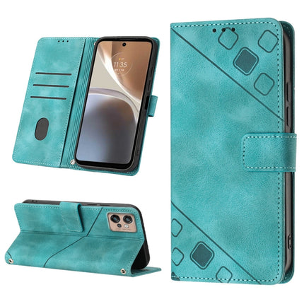 Skin-feel Embossed Leather Phone Case, For Motorola Moto Edge 30, For Motorola Edge 30 Pro / Edge+ 2022, For Motorola Moto G 5G 2022, For Motorola Moto G32