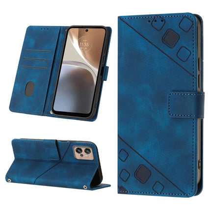 Skin-feel Embossed Leather Phone Case, For Motorola Moto Edge 30, For Motorola Edge 30 Pro / Edge+ 2022, For Motorola Moto G 5G 2022, For Motorola Moto G32